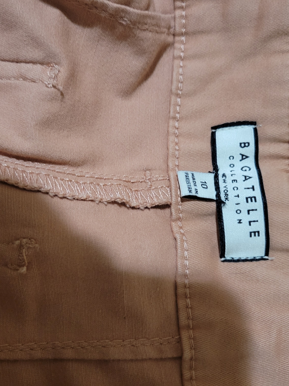 bagatelle Peach Blush Boot Cut & Flare Pants - Picture 3 of 3